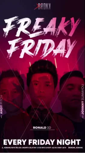 XDRONK JAKARTA - FREAKY FRIDAY