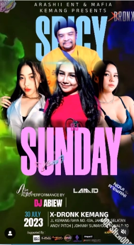 XDRONK JAKARTA - # SPICY SUNDAY #