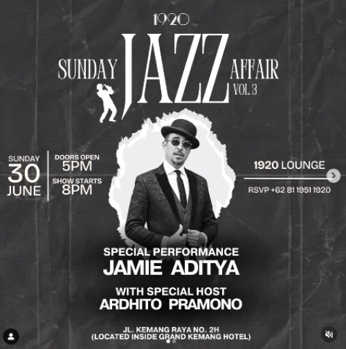 1920 LOUNGE JAKARTA - Sunday Jazz Affair Vol. 3