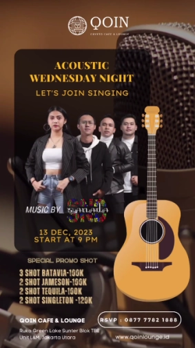 QOIN LOUNGE JAKARTA - ACOUSTIC WEDNESDAY NIGHT