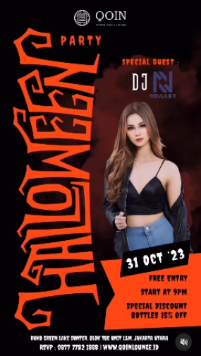 QOIN LOUNGE JAKARTA - HALLOWEEN PARTY