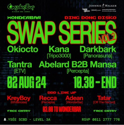 WONDER BAR JAKARTA - Swap Series Vol.2: A night you won’t forget!