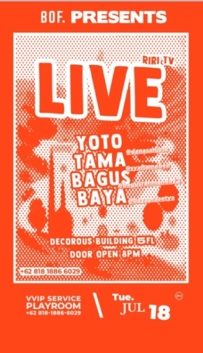 BACKROOM ON FIFTH JAKARTA - LIVE