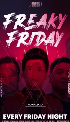 XDRONK JAKARTA - FREAKY FRIDAY