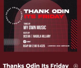 ODIN JAKARTA  THANK ODIN ITS FRIDAY