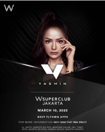 W SUPERCLUB JAKARTA - DJ YASMIN