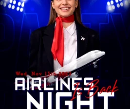 NU CHINA JAKARTA  AIRLINES NIGHT