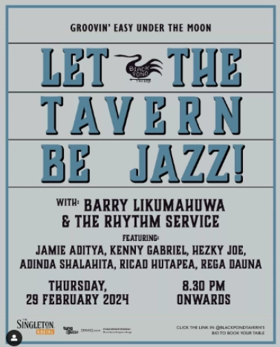 BLACK POND TAVERN JAKARTA - LETS THE TAVERN BE JAZZ