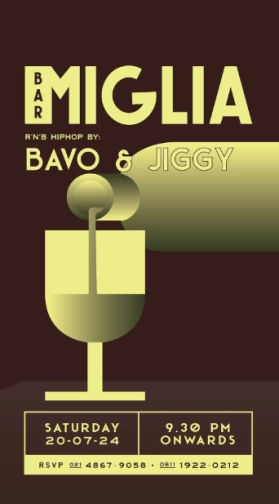 BAR MIGLIA JAKARTA - SATURDAY