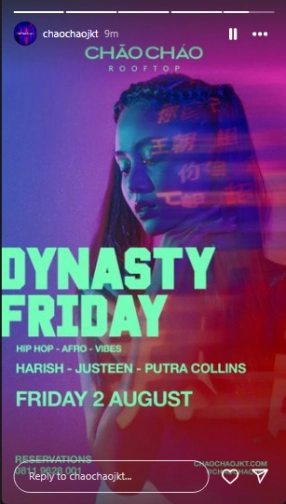 CHAO CHAO JAKARTA - DYNASTY FRIDAY