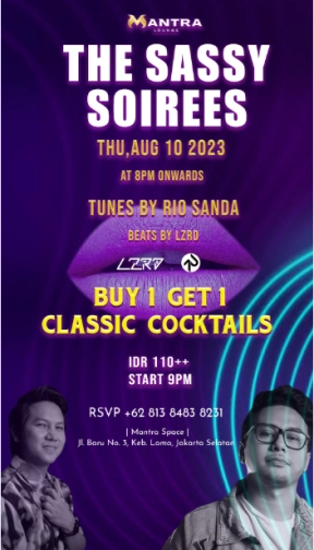 MANTRA LOUNGE JAKARTA - THE SASSY SOIREES