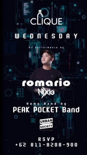 CLIQUE SPOT JAKARTA - RAVED WEDNESDAY