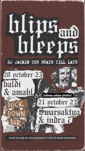 DUCK DOWN JAKARTA - BLIPS & BLEEPS