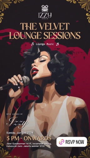 IZZY SOCIAL CLUB JAKARTA - THE VELVET LOUNGE SESSIONS