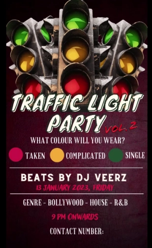 DHK LOUNGE JAKARTA - TRAFFIC LIGHT PARTY VOL.2