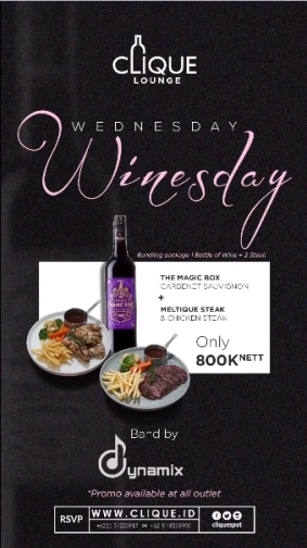 CLIQUE SPOT JAKARTA - WINESDAY