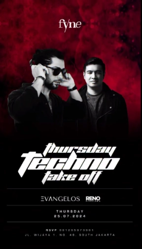 FYNE JAKARTA JAKARTA - Thursday Techno Take Off