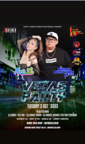 XDRONK JAKARTA - VEGAS PARTY