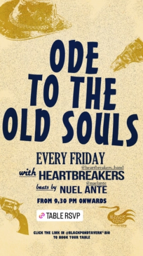 BLACK POND TAVERN JAKARTA - ODE TO THE OLD SOULS