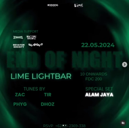 LIME LIGHTBAR SCBD - END OF NIGHT