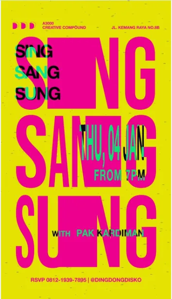 DING DONG DISCO JAKARTA - SING SANG SUNG | View Events | Indoparty