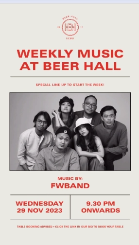 BEER HALL JAKARTA - WEDNESDAY