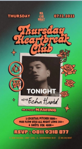 WA CHU WANT JAKARTA - THURSDAY HEART BREAK CLUB