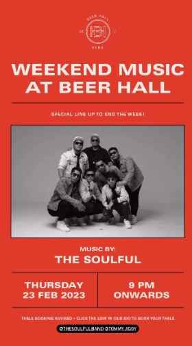 BEER HALL JAKARTA - THE SOULFUL+JIGGY