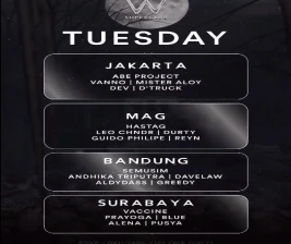 W SUPERCLUB GATSU JAKARTA  TUESDAY