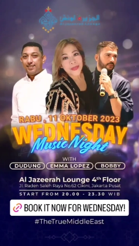 AL JAZEERAH LOUNGE JAKARTA - WEDNESDAY MUSIC NIGHT