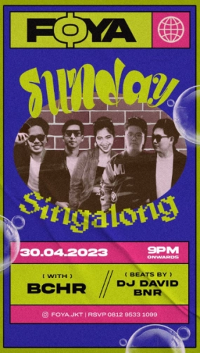 FOYA JAKARTA - SUNDAY SINGALONG