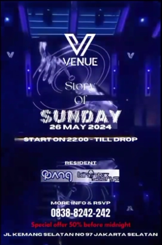 VENUE JAKARTA - STORY OF SUNDAY