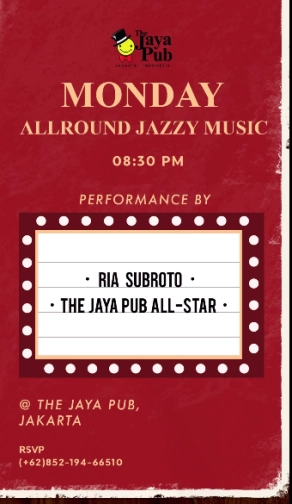 JAYA PUB JAKARTA - MONDAY