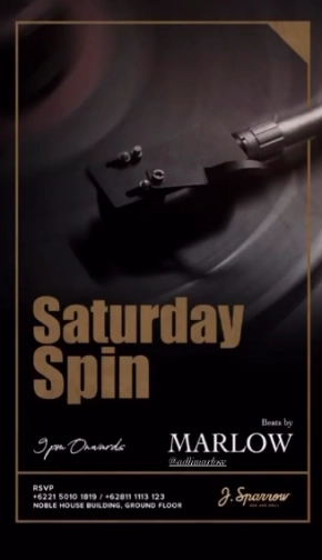 J.SPARROW JAKARTA - SATURDAY SPIN