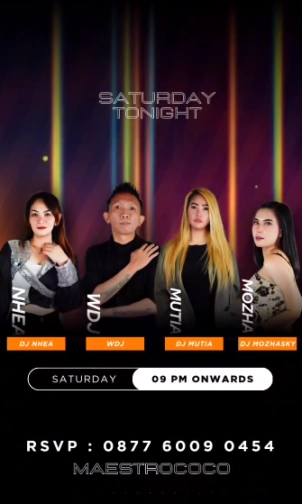 MAESTRO COCO MANGGA DUA - SATURDAY