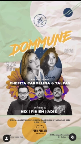 AM LOUNGE JAKARTA - DOMMUNE PARTY