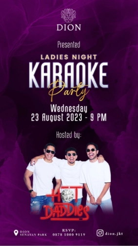 DION JAKARTA - LADIES NIGHT KARAOKE PARTY