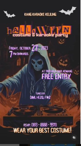 TREEHAUS JAKARTA - HALLOWEEN COSTUM & KARAOKE PARTY