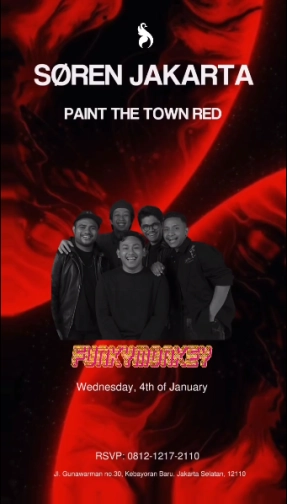 SOREN JAKARTA - PAINT THE TOWN RED