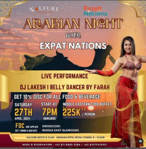 KALTURE BAR & RESTO JAKARTA - ARABIAN NIGHT