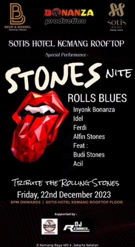 BEER & BARREL KEMANG JAKARTA - TRIBUTE THE ROLING STONES