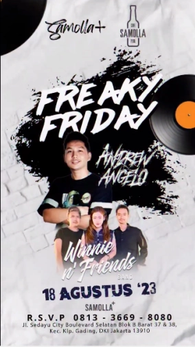 SAMOLLA CAFE & POOL JAKARTA - FREAKY FRIDAY