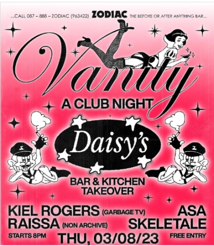 ZODIAC JAKATA - VANITY : A CLUB NIGHT + DAISY’S BAR & KITCHEN TAKEOVER