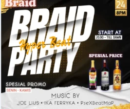 MR BRAID JAKARTA  BRAID PARTY HYPER BEAT