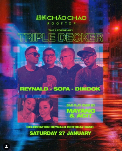 CHAO CHAO JAKARTA - TRIPLE DECKER