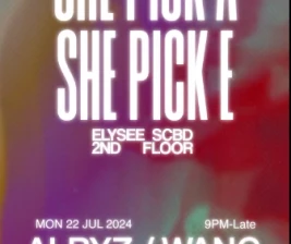 AM LOUNGE JAKARTA  SHE PICK A SHE PICK E