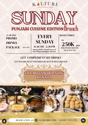 KALTURE BAR & RESTO JAKARTA - SUNDAY