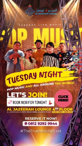 AL JAZEERAH LOUNGE JAKARTA - POP MUSIC