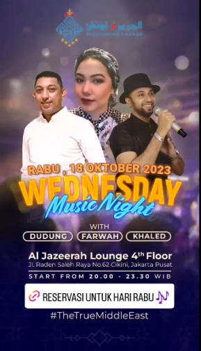 AL JAZEERAH LOUNGE JAKARTA - WEDNESDAY MUSIC NIGHT