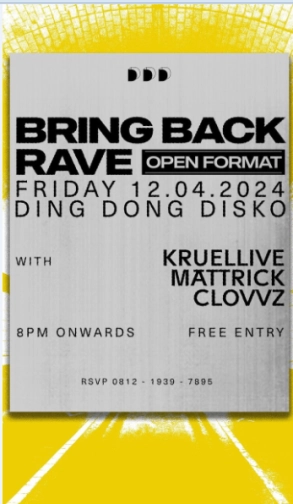 DING DONG DISCO JAKARTA - BRING BACK RAVE